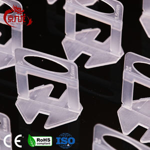 100 Pieces1mm、1.5mm、2mm、2.5mm、3mmセラミックタイルレベリングシステムクリップ床タイル固定クリップ様々なパックタイルアクセサリー - Product Image 5
