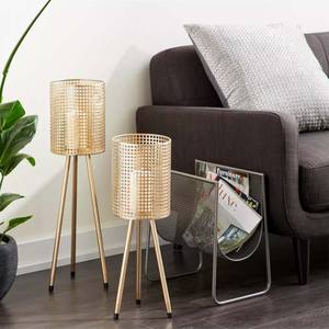 Maceta decorativa hecha a mano de nuevo diseño 2025 con soportes portavelas superventas con soportes para decoración para sala de estar - Product Image 2