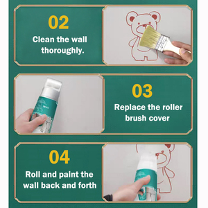Nouveau mur petit rouleau pinceau réparation pâte mur patching brosse Graffiti dissolvant Agent Lealant - Product Image 4