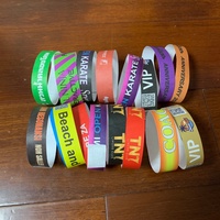 Bracelet Tyvek Personnalisé Coloré pour Événements Festifs, Bracelet en Papier VIP Tendance pour Musique, Vente en Gros