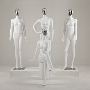 หุ่นแสดงร่างกาย,แฟชั่นโครเมี่ยมหน้าหญิงเพศชุดชั้นในหุ่นหุ่นโชว์ไฟเบอร์กลาส - Product Image 3