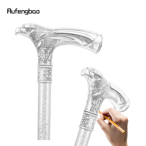 Bâton de marche Rufengbao Eagle Head avec poignée en métal, en acier carbone, pour la randonnée en extérieur - Product Image 2