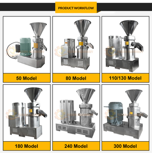 Molienda rápida de alta capacidad, operación suave, fábricas comerciales de alimentos, molino coloidal, máquina profesional de molienda de mantequilla de maní - Product Image 4
