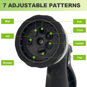 SUNSHINE Easy Control Lightweight Adjustable High Pressure Water <strong>Spray</strong> Gun Hose Nozzle <strong>Set</strong> for Watering Garden - Product Image 4