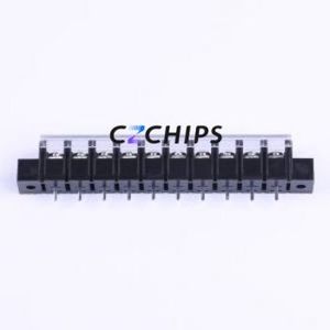 KF48CM-9.5-10P Barrier Terminal Block Through hole Component (THT),P=9.5mm Connector With Cover Plate 9.5mm 1x10P Straight Pin - Product Image 2