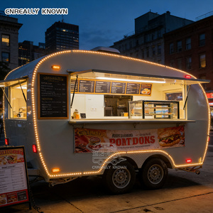 Camion de crème glacée personnalisé, remorque mobile unique pour desserts glacés - Product Image 5