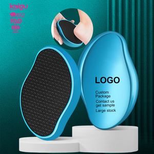 Lime à pieds professionnelle en nano-verre, éliminateur de callosités, outil de pédicure, éliminateur de peaux mortes et dures, exfoliant pour les pieds en cristal de diamant - Product Image 1