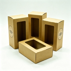 Custom Clear PVC Window <b>Corrugated</b> <b>Paper</b> Box Packaging for Children's Toys Display Gift Boxes with Embossed Printing - Product Image 6