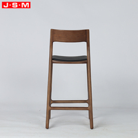 Moderner Luxus-Eschenholzrahmen Küchen-Thekenhocker Hoher Barhocker Holz-Barhocker Küchen-Theken-Barstühle