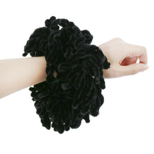 MADESHINE Sous-<span class=keywords><strong>Hijab</strong></span> Écharpe Ethnique Nœuds Volumineux Scrunchies en Polyester - Product Image 3