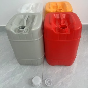ถังพลาสติกทรงเหลี่ยมขนาด 25 ลิตร HDPE เกรดอาหาร แบบซ้อนได้ สำหรับบรรจุของเหลว - Product Image 1