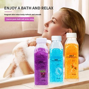 <span class=keywords><strong>Sel</strong></span> de bain relaxant parfumé enrichi en vitamine E pour la réparation des peaux sèches, hydratant, spa à domicile, OEM, vente en gros, parfum personnalisé - Product Image 2