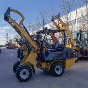 Tracción en las cuatro ruedas de alta calidad, pequeñas excavadoras multifuncionales, carretillas elevadoras pequeñas - Product Image 6