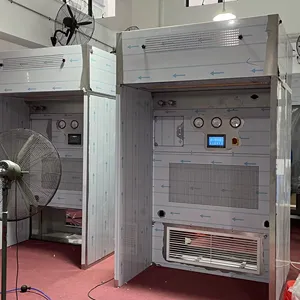 Cabine d'échantillonnage standard SUS 304 d'acier inoxydable d'écoulement vertical de GMP pesant la pièce dans le laboratoire