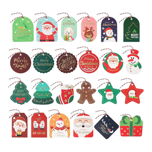 Prix de gros pour les fêtes de Noël : conception d'étiquettes cadeaux de Noël imprimables pour votre entreprise - Product Image 6