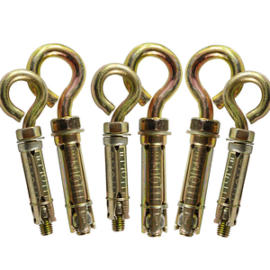 SDPSI DCT Zware uitvoering Geel verzinkte stalen Rawl Shield anker met oogbout M8 schroefdraad 3/4 stuks bevestigingsankers - Product Image 2