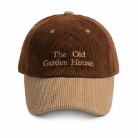 Casquette de baseball en velours côtelé personnalisée, vente en gros, broderie de logo et lettres, style vintage 'Dad Hat', rétro, casquette de camionneur à 6 panneaux, OEM, marque privée