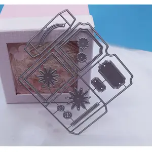 절단 다이 Scrapbooking 금속 상자 종이 금속 다이 컷 카드 만들기 엠보싱 폴더