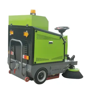 Máquina barredora eléctrica de suelo de alta presión, limpiador electrónico de suelo con mango