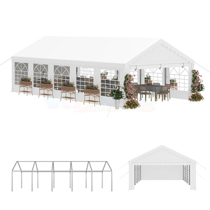 Tentes de réception extensibles blanches pour événements en plein air, capacité 100 personnes, 1000 places, 50 personnes, 200 places, Carpas Para Eventos avec décoration - Product Image 2