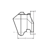 Plaque de guidage inclinée WJ8-7 pour système de fixation de rail WJ-8, norme CN TB/T 3395.5, dalle sans ballast pour voie ferrée à grande vitesse