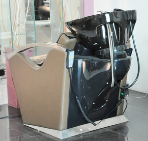 Can Be Customized Logo Modern Design Black Hair Salon Furniture Shampoo <b>Chair</b> for Barber Shop - Product Image 5
