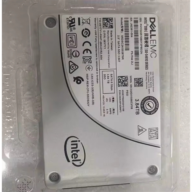 S4610 3.84TB 06Y7Y1 SATA SSDSC2KG038T8R SSD Hard Drives
