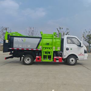 Camion compacteur de déchets de cuisine de 5 mètres cubes, 4x2, boîte de vitesses manuelle, <span class=keywords><strong>petit</strong></span> chargement latéral, véhicule <span class=keywords><strong>neuf</strong></span> - Product Image 3