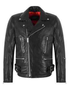 Custom 100% Genuine Black Nappa Leather <b>Men</b>’s <b>Jacket</b> Warm Lined YKK Zipper Private Label OEM Wholesale Supplier Winter Outerwear - Product Image 2