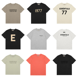 T-shirt de travail en coton pour hommes, manches courtes, col rond, impression personnalisée, uniforme publicitaire pour le personnel - Product Image 5