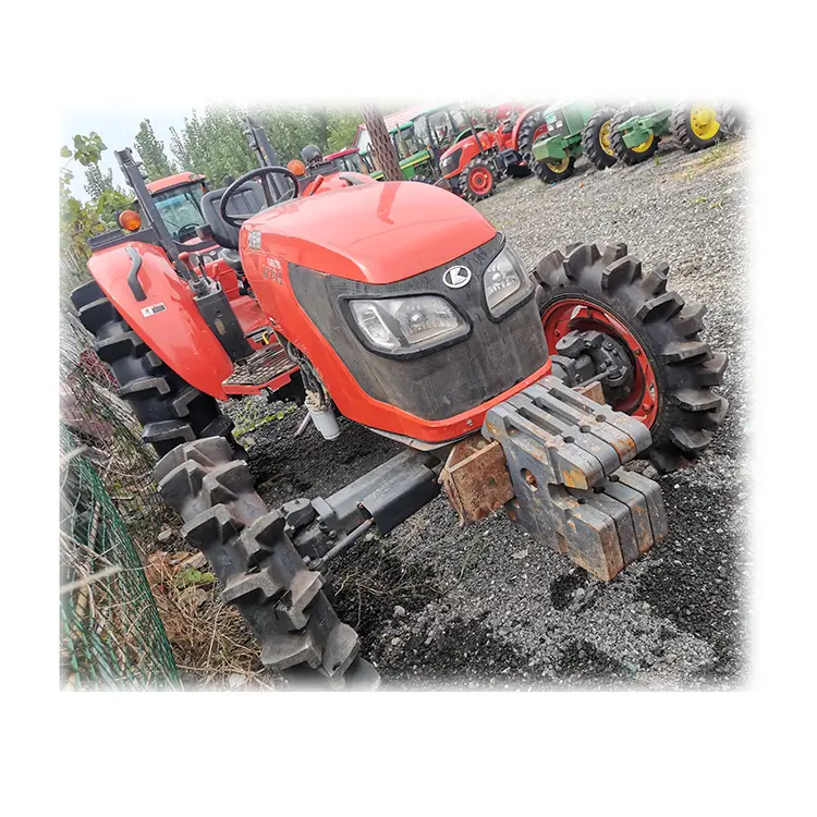 Second hand used kubota tractor 4WD M704K for agriculture 70hp 4x4 wheel drive farm truck for sale