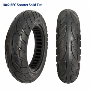 10x2.5FC 10 Inch E-<b>Scooter</b> Solid Tire Cellular Durable High-Elasticity Anti-Puncture Non-Pneumatic Urban Commuting Upgrade Skin - Product Image 1