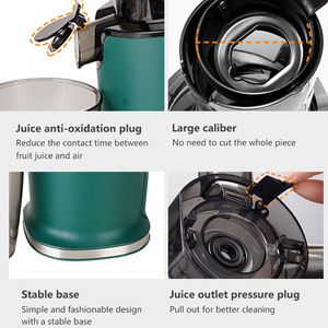 103sj nhà máy bán buôn điện Rau Trái Cây Miệng Lớn Báo Chí lạnh máy ép trái cây Masticating chậm máy ép trái cây - Product Image 3