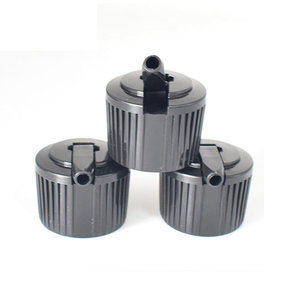 Độc Quyền Cung Cấp Flexography Đen Cap Tháp Pháo Cap 28/410 Nhà Sản Xuất Tùy Chỉnh Dầu Gội <span class=keywords><strong>Dispenser</strong></span> Lật Nhựa <span class=keywords><strong>Top</strong></span> Nắp Chai - Product Image 3