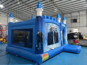 Gran oferta, gorila inflable con temática congelada <span class=keywords><strong>para</strong></span> exteriores, <span class=keywords><strong>castillo</strong></span> hinchable de PVC con soplador y Kit de reparación, casa inflable de rebote - Product Image 3