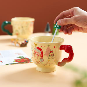 Nouvelle arrivée 2025, tasse à café de Noël en céramique, tasse à eau en céramique - Product Image 5