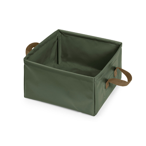 Cubo de agua cuadrado plegado de PVC portátil de 5L de capacidad, lavabo plegable duradero para viajes al aire libre, Camping, pesca, lavado - Product Image 1