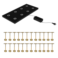Système de chargeur multi-station commercial avec base de charge à contact, lampe de table sans fil pour restaurant, hôtel, mariage