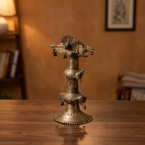 Bougeoir en laiton de haute qualité, support de bougie de table en aluminium, élégant centre de table pour mariages et décoration intérieure - Product Image 6