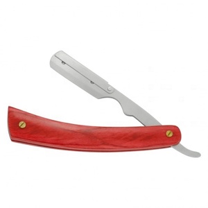 Gray Rocks Rasoir professionnel à bord droit en acier inoxydable de haute qualité avec service OLED avec logo personnalisé - Product Image 4