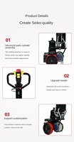 Kit de conversion de transpalette manuel hydraulique 2 tonnes en transpalette complet avec frein électromagnétique