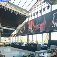 Afficheur LED numérique transparent couleur pleine P1.538 de pointe, mur vidéo SDK, IP45, luminosité 600 cd/m² pour la signalisation directionnelle