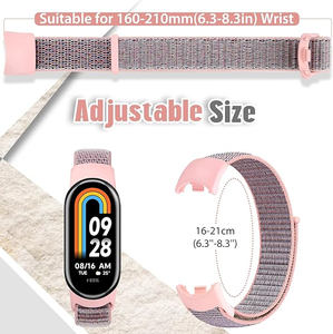 Correa de Repuesto de Nailon Ajustable con Velcro para <span class=keywords><strong>Xiaomi</strong></span> Smart Band 10/<span class=keywords><strong>Xiaomi</strong></span> Smart Band 9/<span class=keywords><strong>Xiaomi</strong></span> Smart Band 8 NFC - Product Image 3
