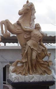 Estatua samurái De tamaño real, piedra De mármol y granito Natural, armadura De caballero europeo y Taille De Grande - Product Image 4