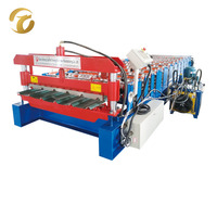 Machine de fabrication de tôles de toiture trapézoïdales galvanisées entièrement automatique