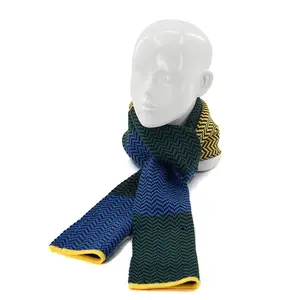 レディースカスタムニットスカーフコンピュータージャカードファッション冬スカーフ