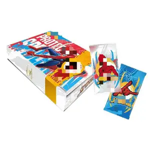 批发36盒Marvell助推器盒蜘蛛超人60周年收藏版稀有TCG卡儿童玩具