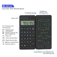 Calculatrice scientifique JSK, tablette graphique numérique de 6,5 pouces, calculatrice multifonction avec tablette d'écriture