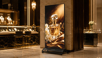 Pantalla LED COB a Todo Color M-Shine de 1mx2m, 1000cd de Brillo, 7680Hz, para Autoservicio, Negocios, Centros Comerciales, Interiores, Comercio Minorista, 2 Años de Garantía