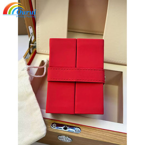 High Quality Elegant Heritage Luxury Designer Watches Customized Logo Yellow Wooden Box for Brand Watches - Product Image 3